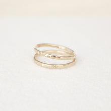 Load image into Gallery viewer, Double Shimmer Ring | Gold or Silver